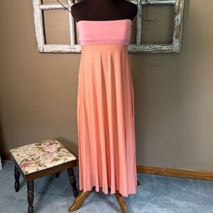Vintage Victoria’s Secret strapless convertible dress maxi skirt size small fold